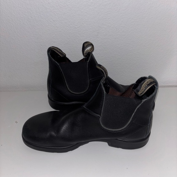 Blundstone Tasmania Australia Chelsea Ankle Boots Men's Size 9 Black Leather - Picture 3 of 9